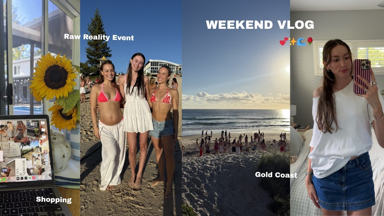 Vlog: Raw Reality Galantine's Swim, Gold Coast, Shopping 🌹💕