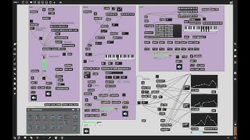 Ambient music generation with Max8 (resonator~)