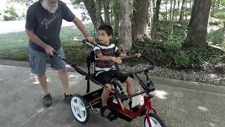 Aaron gets a new Adaptive Trike!