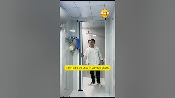 The invisible partition door with no drilling design only takes 15 minutes to install