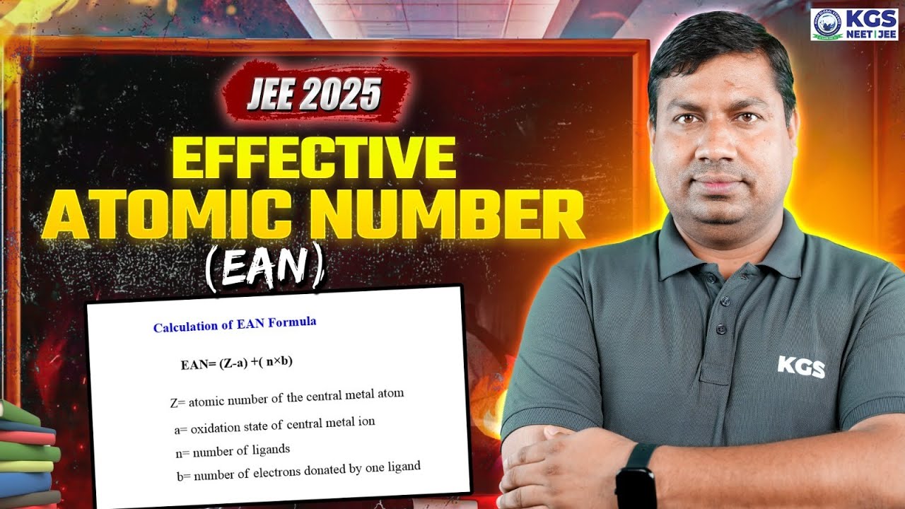 Inorganic Chemistry | Find Out The Complex Compound Effective Atomic Number | JEE 2025 | LY Sir |KGS