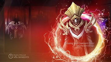 UNLOCKING Shadowlands + Choosing  Your Covenant Quest @ lvl 60