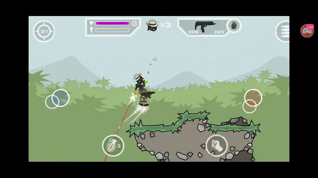 Watch me stream Mini Militia mod SHD on Omlet Arcade!