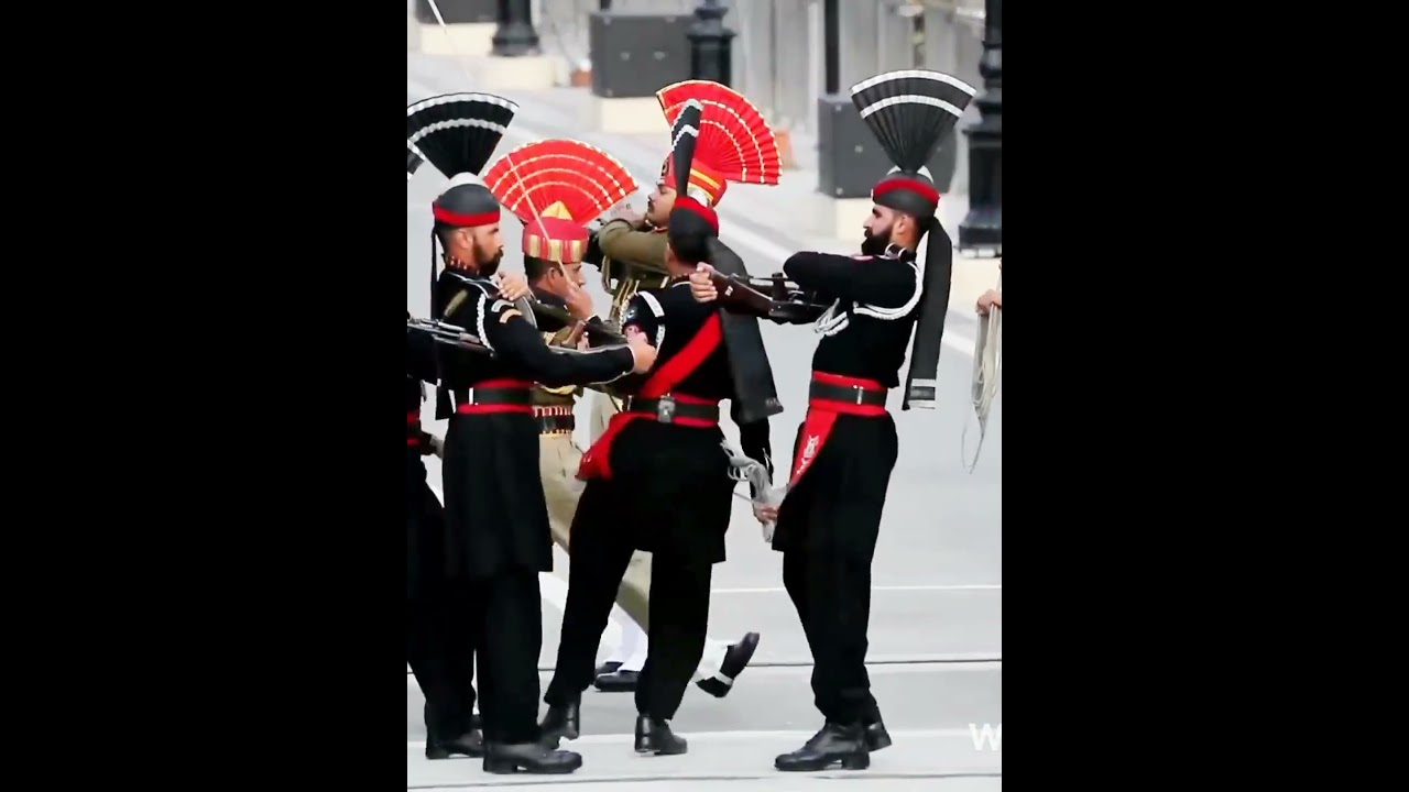 India Pakistan Joint Check Post Attari Wagah Border Latest Parade
