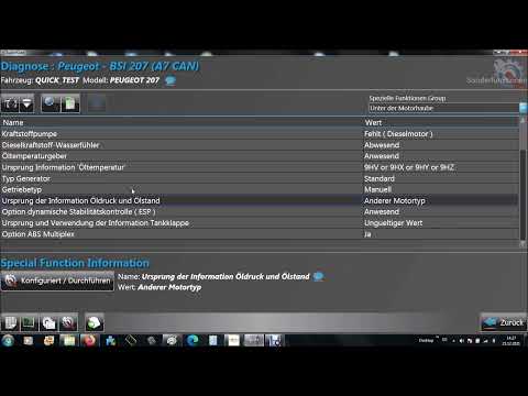 Peugeot Citroen BSI Bordnetzsteuergerät Konfiguration mir PSA-COM (Superscan)
