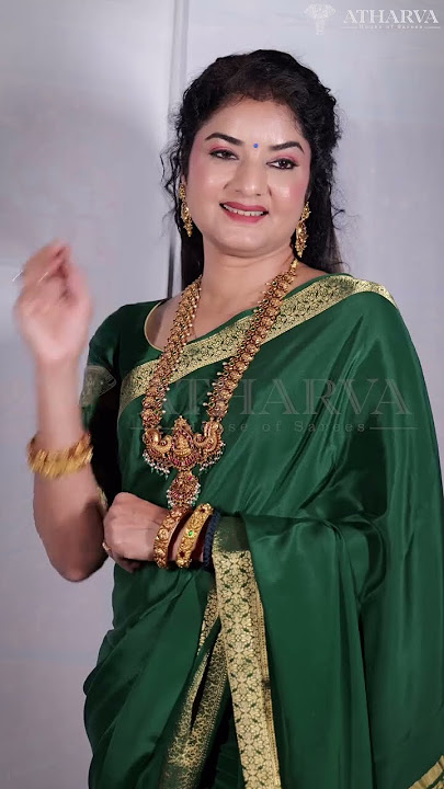 Kannada actress prema shines in the timeless elegance of Atharva’s Mysore Silk Saree #AtharvaStore