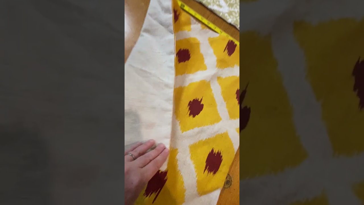 Green, yellow pillow covers