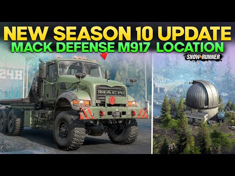 New Mack Defense M917 Hidden Location in Season 10 Update Region SnowRunner Everything Need to Know