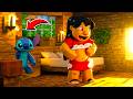 STITCH ESPIOU A LILO TROCANDO DE ROUPA no Minecraft