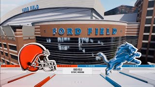 Madden NFL 26 - Cleveland Browns vs Detroit Lions - 2025 Week 4 Sim