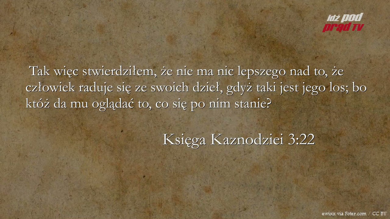 BIBLIA NA CO DZIEŃ: Księga Kaznodziei #3 cz.3 episode artwork