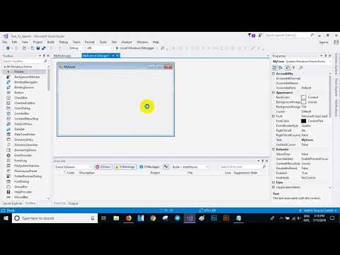 how to convert Text To Speech in c++ (windows form application in Visual Studio 2017)