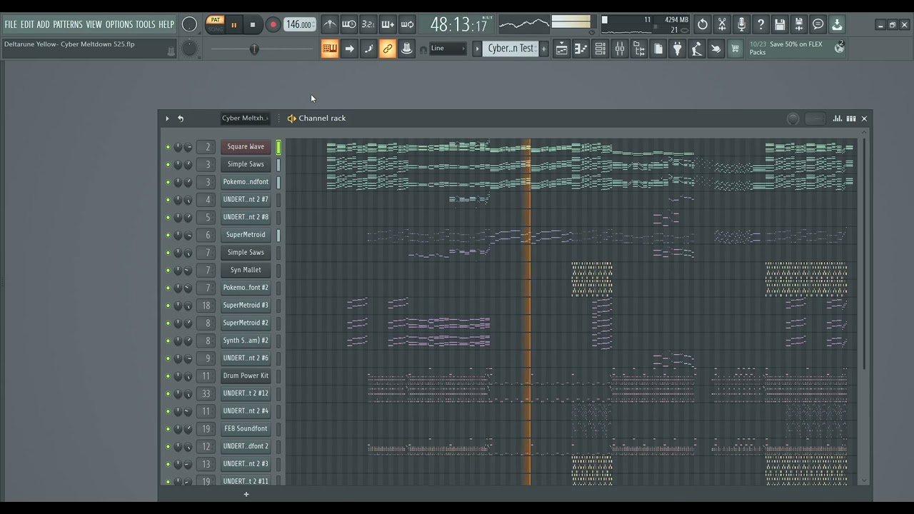 Deltarune Yellow- Cyber Meltdown