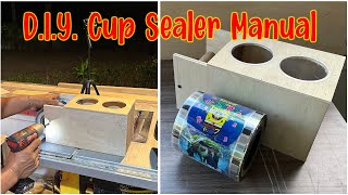 Cara Membuat Cup Sealer Manual - Alat Pres Gelas Plastik Menggunakan Setrika #diy #qna #cupsealer