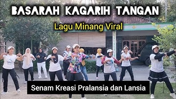 BASARAH KAGARIH TANGAN //SENAM PRALANSIA DAN LANSIA LAGU MINANG VIRAL // FINA KREASI