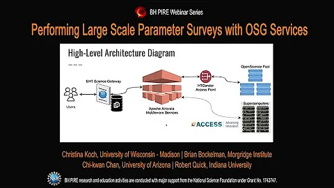 Performing Large Scale Parameter Surveys with OSG ...