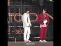 Jin mocking a Army how strongly she is shaking the clappers 🤣🤣😂 &copy; to the owner