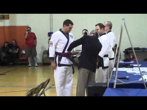 Mark Pagano being promoted to Master.