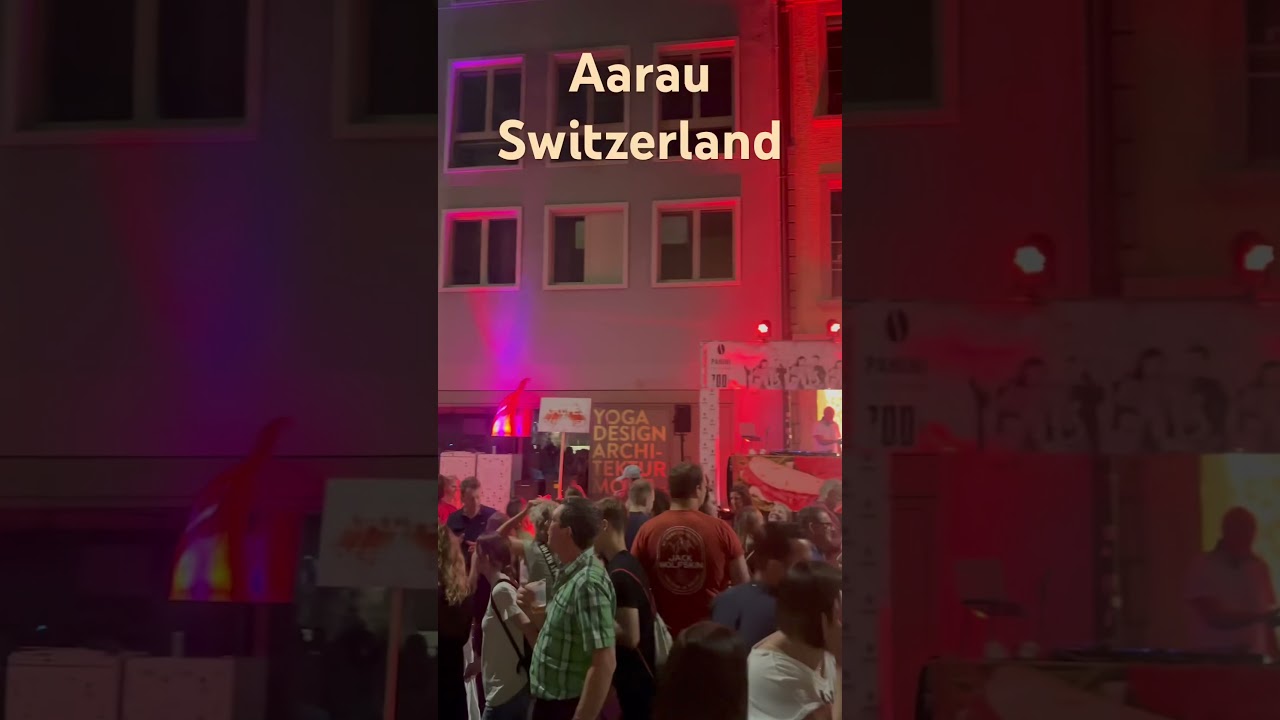 #party #switzerland #aarau #street