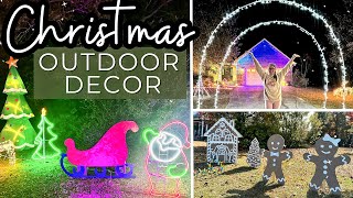 Christmas  Outdoor DIY Decor | DIY Outside Christmas Lights & Decorations | Decorating Ideas 2023