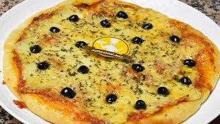 بيتزا مارغريتا الايطالية بعجين رطب جدا و بمذاق لا يقاوم سهلة و سريعة !