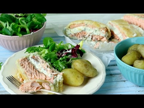 Creamy Salmon En Croute