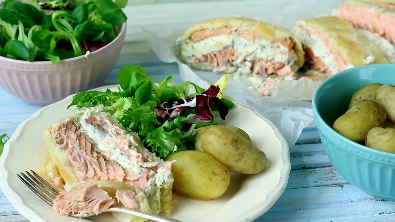 Creamy Salmon En Croute YouTube