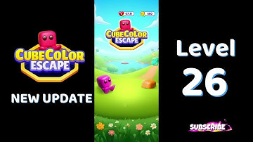 🎮 Cube Color Escape Level 26 Walkthrough 🧩 | SolutionGuruji