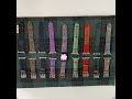 The watch belts by Harris Tweed. We have different colors and sizes.