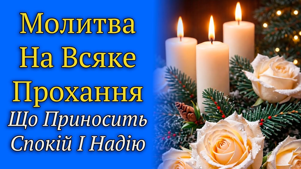 Молитва На Всяке Прохання Що Приносить Спокій І Надію