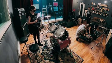 Studio timelapse from drums setup (Luana Dametto / Crypta)
