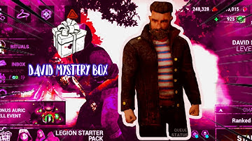 David Mystery Box Cosmetic Showcase - Dead by Daylight Mobile - DBD