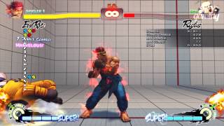Evil Ryu fancy combo on Rufus