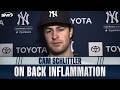 Cam Schlittler not concerned with mid-back inflammation