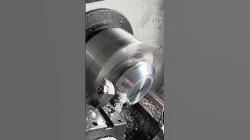 Acabamento em alumínio torno cnc #shorts