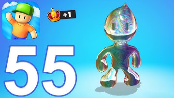 Stumble Guys - LIQUID RAINBOW - Gameplay Walkthrough Part 55 (Android, iOS)