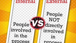 Internal versus external moderation