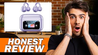 M100 Open Ear Clip-On Earbuds Review – Wireless Bluetooth 5.4 with LCD Touchscreen