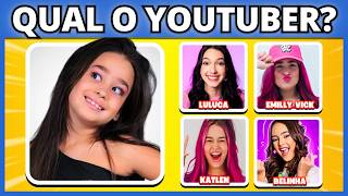 🖼️ 🤔 ADIVINHE OS YOUTUBER PELA SUA FOTO DE CRIANÇA | #quiz #buuquiz