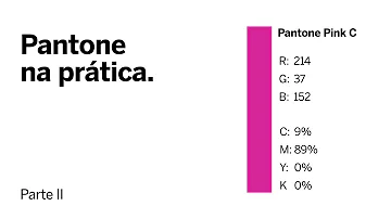 Como usar um pantone?