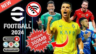 FTS Mod eFootball 2024 Full Asia & BRI Liga 1 Indonesia Android Offline New Kits & Transfer 2023/24