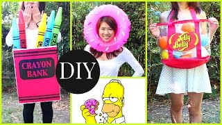 Last minute diy halloween costumes! easy donut, crayon, and jelly
belly costume for kids teenagers from the dollar store! what will you
be this halloween...