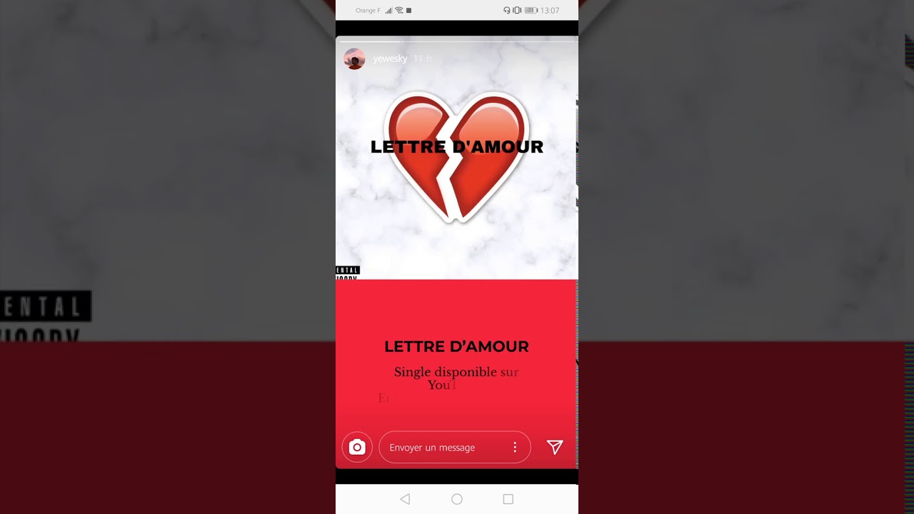 Extrait : Lettre D'amour- YEWESKY