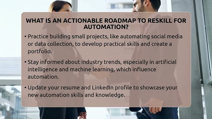What Is An Actionable Roadmap To Reskill For Automation? - Job Success Network