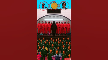 Find Odd Squid Game Player 456, Guard #김프로 #유백합 #squidgame3 #thanos