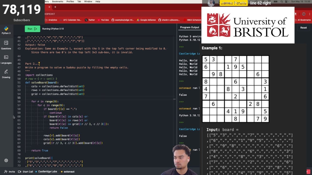 University of Bristol Student takes on a Coding Interview!! - YouTube