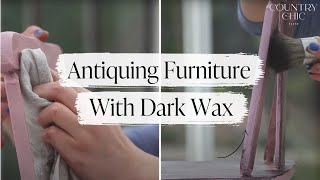 How To Antique Furniture | Dark Wax Tutorial screenshot 3