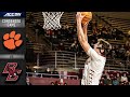 Clemson vs. Boston College Condensed Game | ACC Men’s Basketball (2021-22)