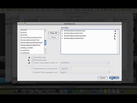 Dynamic Portal Sorting in FileMaker Pro 11