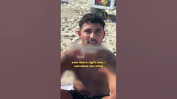 Palestinian Woman Confronts Israeli Soldier On NY Beach Islam Channel 